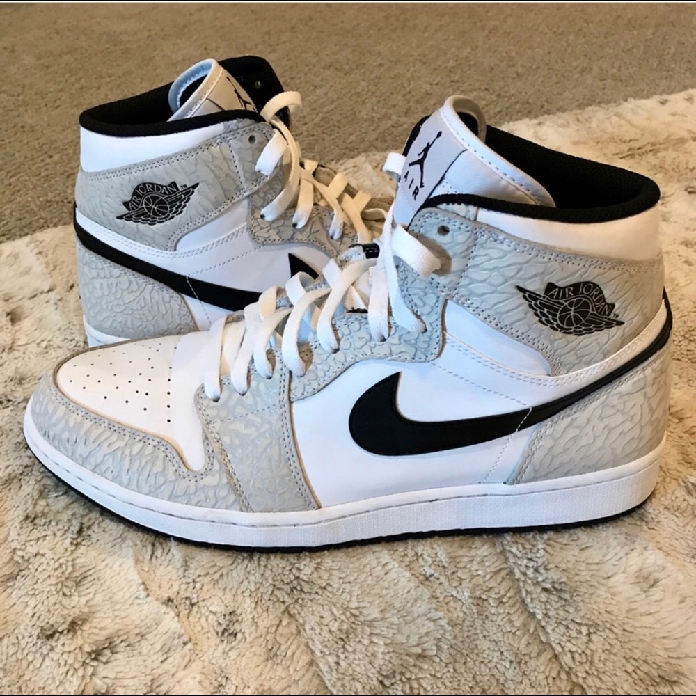 Retro Jordan A1s Elephant White - Size 12